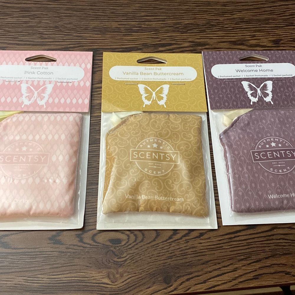 Scentsy scent paks set of three